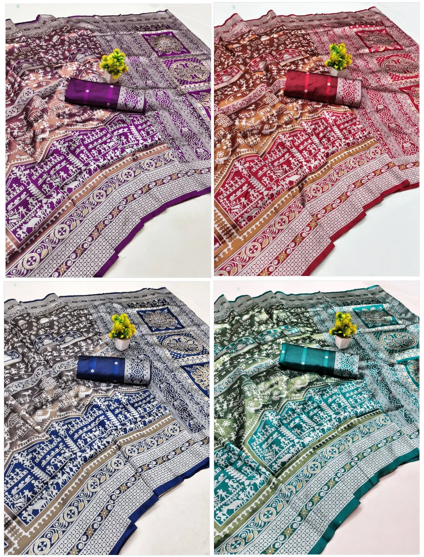 Banarasi 45252 Soft Silk Festival Wear Saree Collection