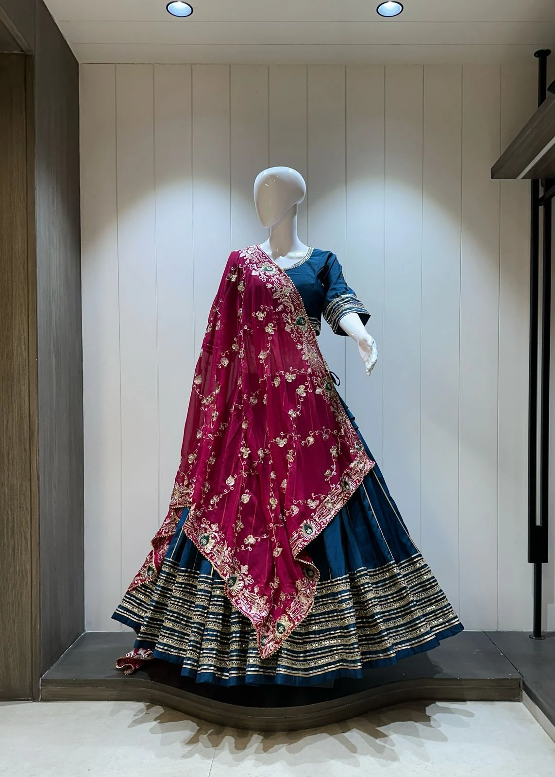 Chandrakala Pure Roman Silk Chaniya Choli Collection