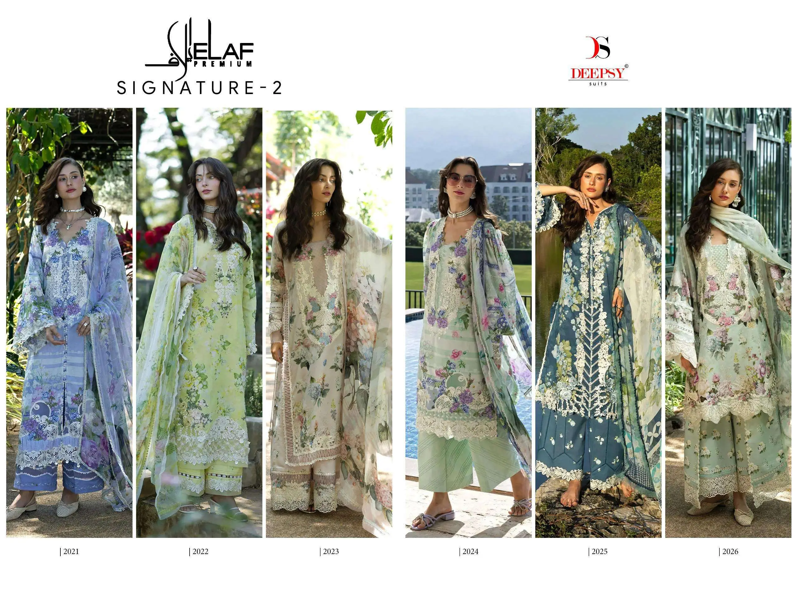 Deepsy Suits Elaf Signature Vol 2 Ready Made Collection