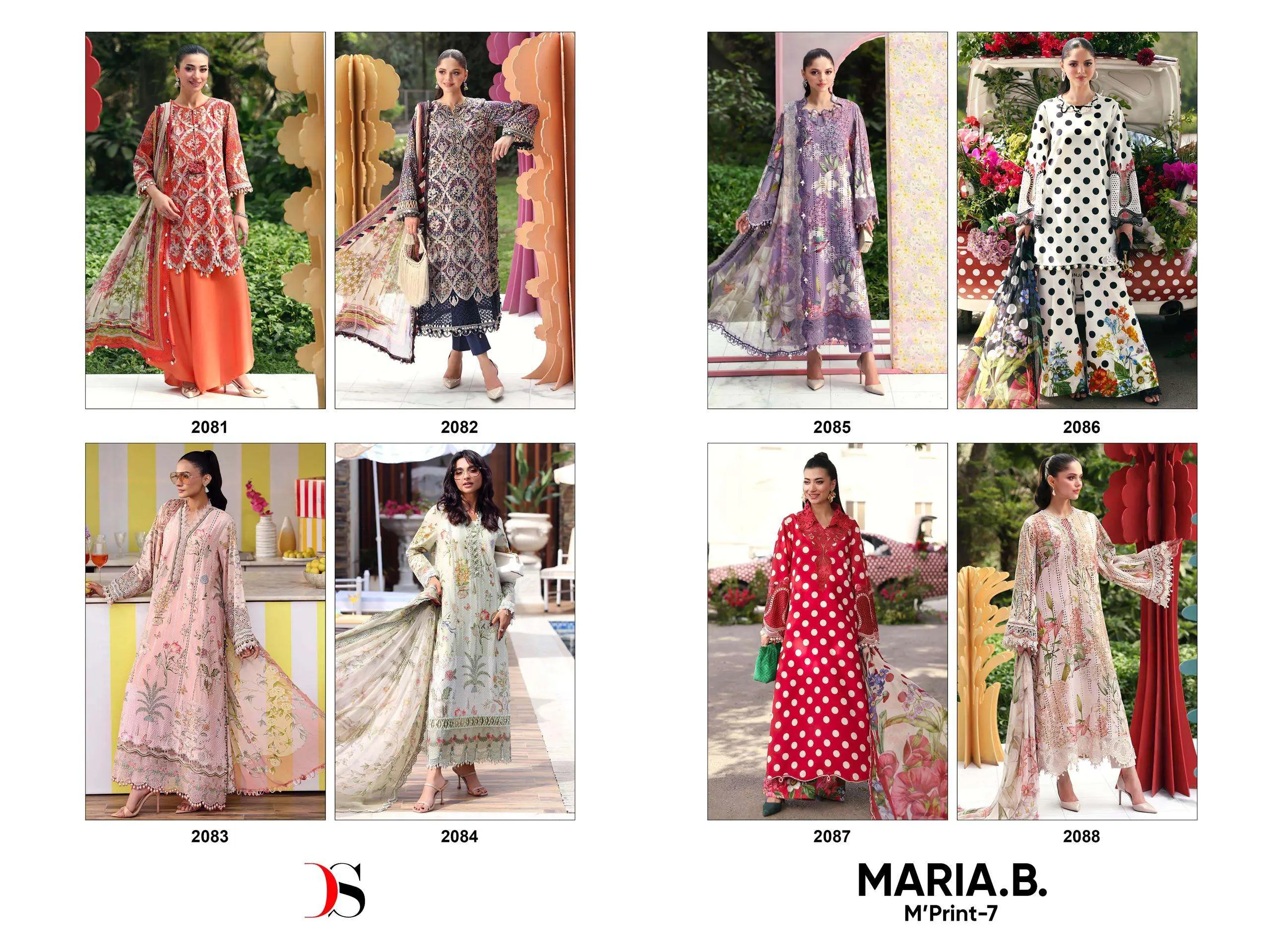 Deepsy Suits Maria B M Print Vol 7