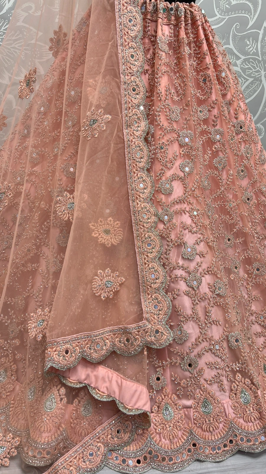 Designer Bridal Net Lehenga Choli Collection 2462