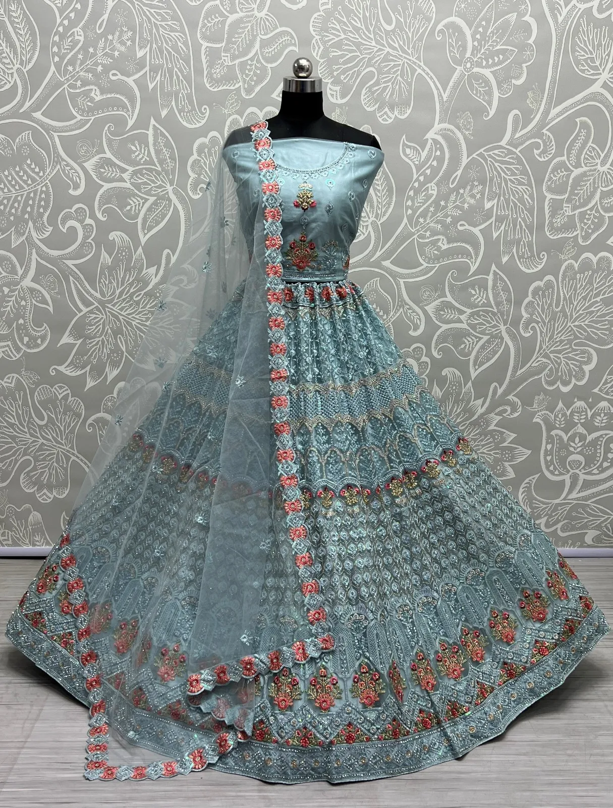 Designer Heavy Net Lehenga Choli Collection 2471