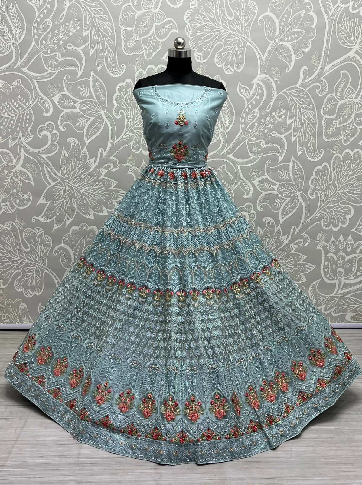 Designer Heavy Net Lehenga Choli Collection 2471