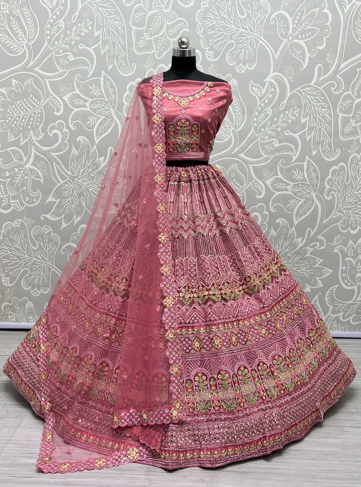 Designer Heavy Net Lehenga Choli Collection 2473