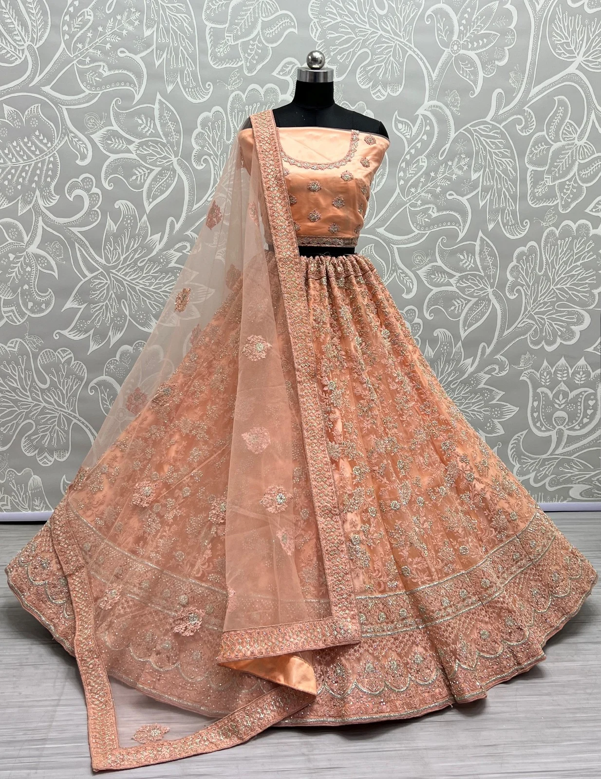 Designer Heavy Net Lehenga Choli Collection 2474
