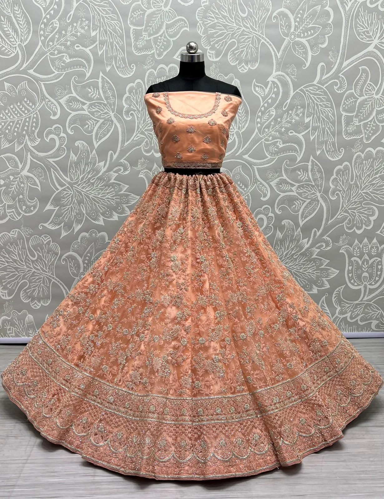 Designer Heavy Net Lehenga Choli Collection 2474