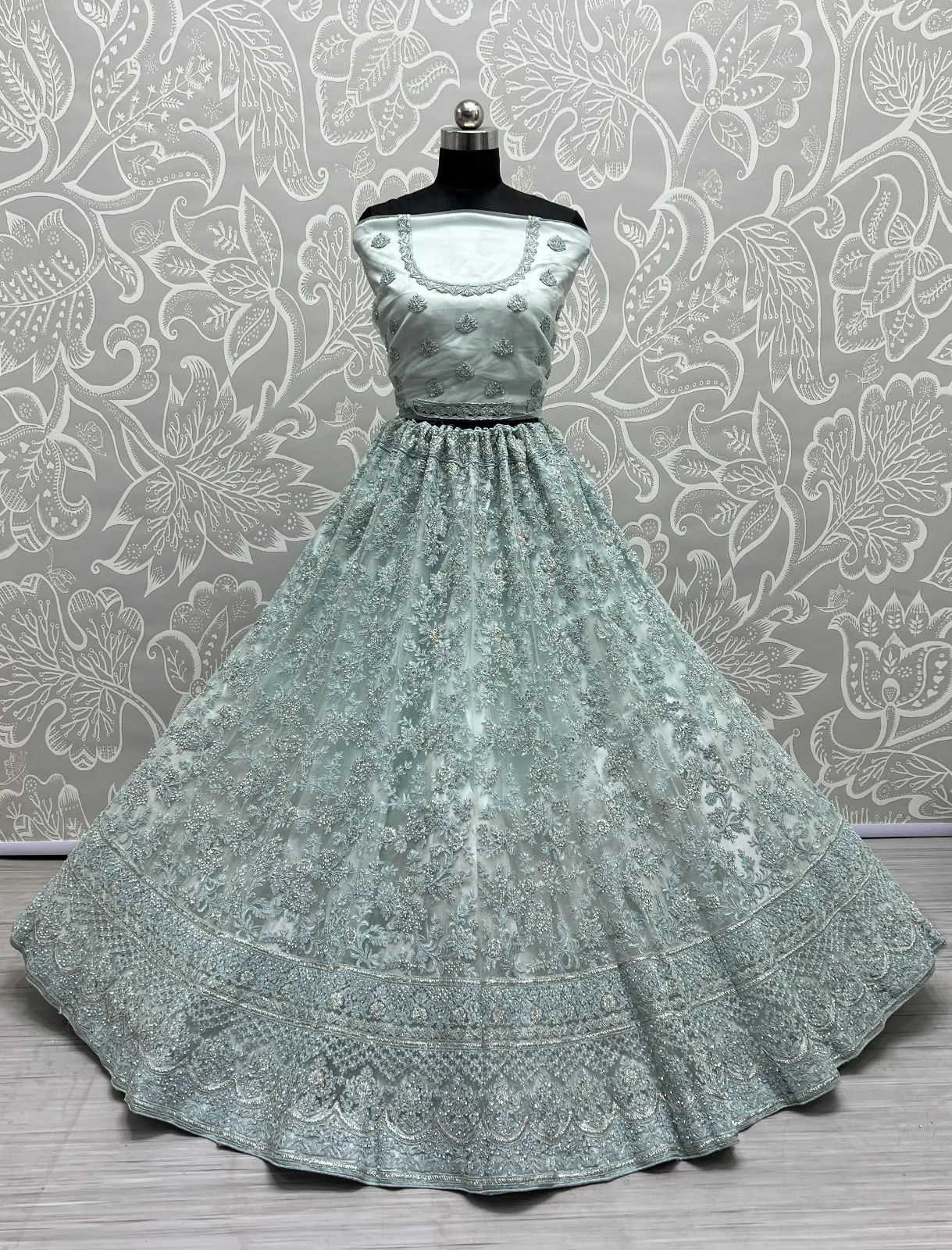 Designer Heavy Net Lehenga Choli Collection 2474