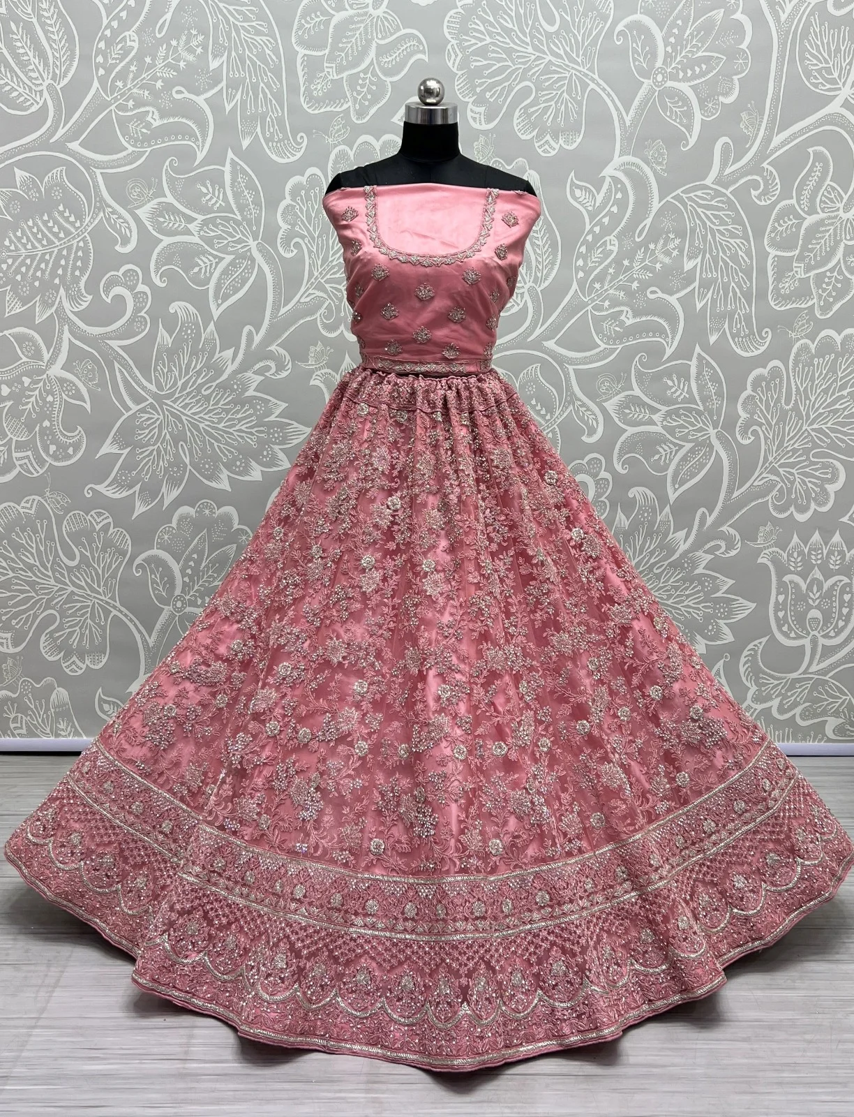 Designer Heavy Net Lehenga Choli Collection 2474