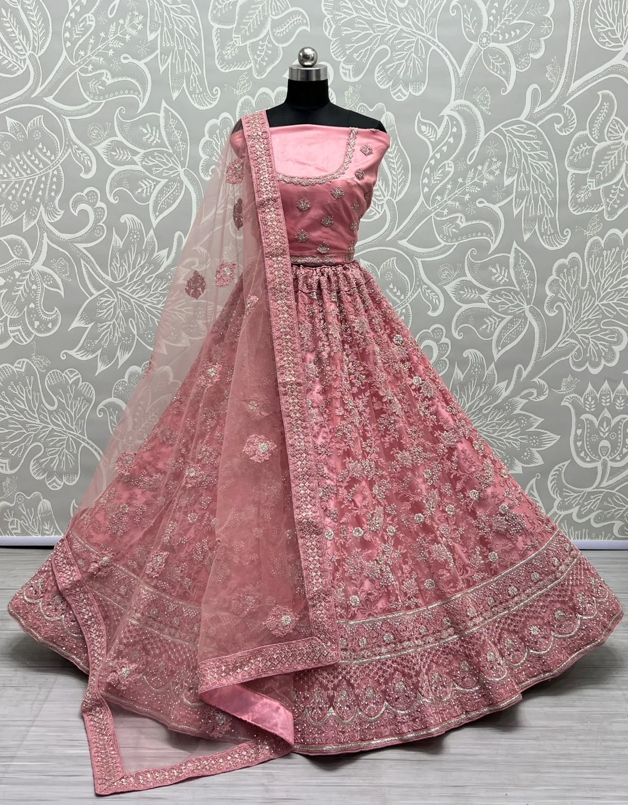 Designer Heavy Net Lehenga Choli Collection 2474