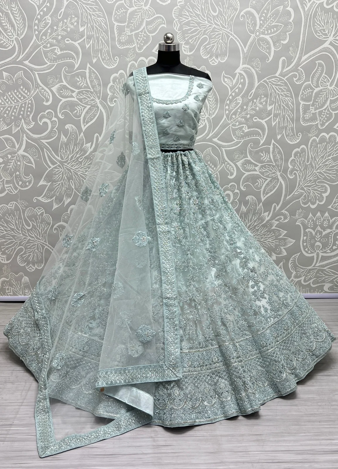 Designer Heavy Net Lehenga Choli Collection 2474