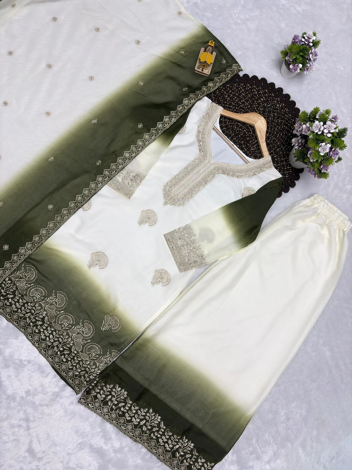 Designer Party Wear Palazzo Suit Set