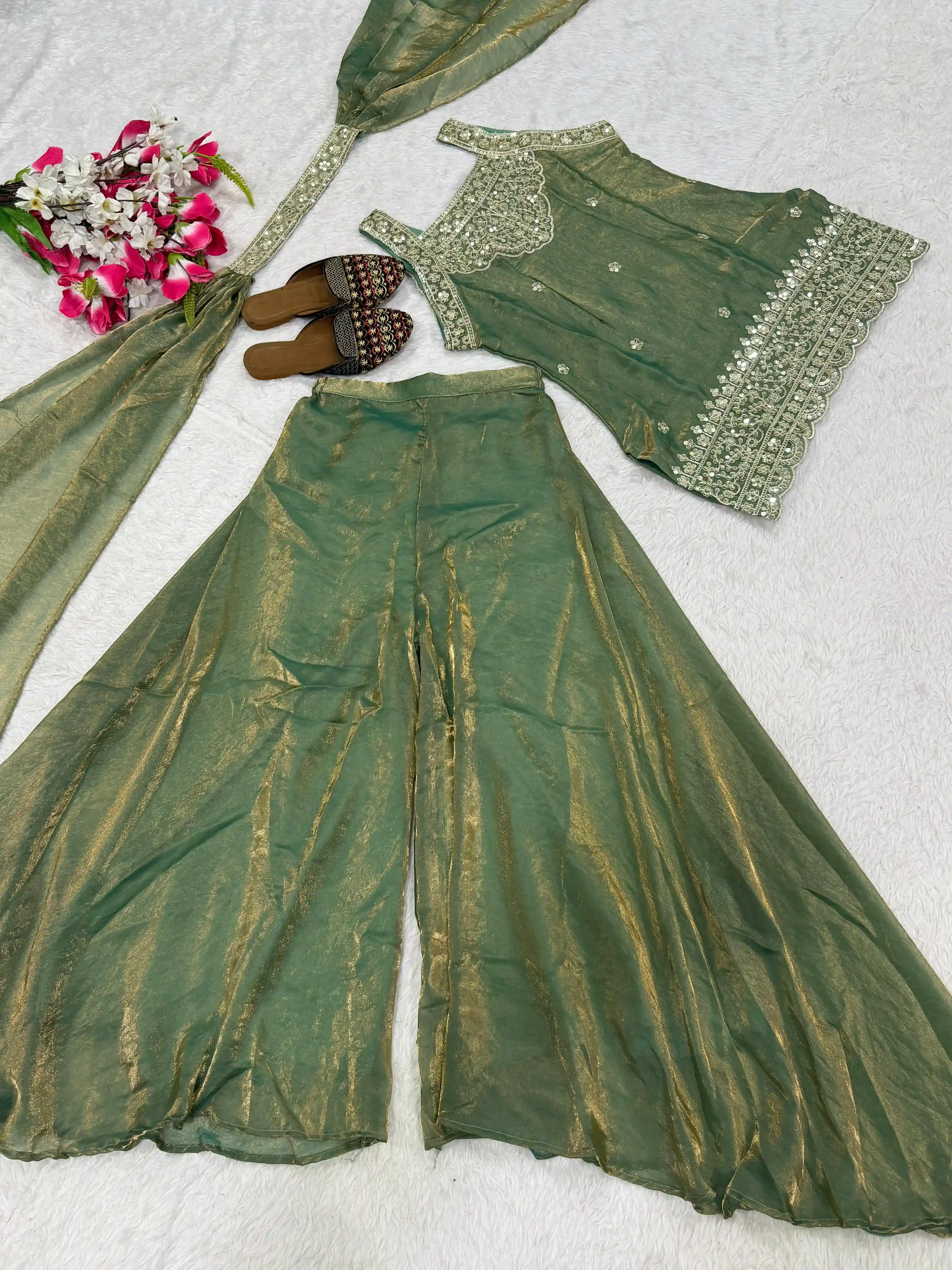 Designer Sharara Palazzo Suit Set