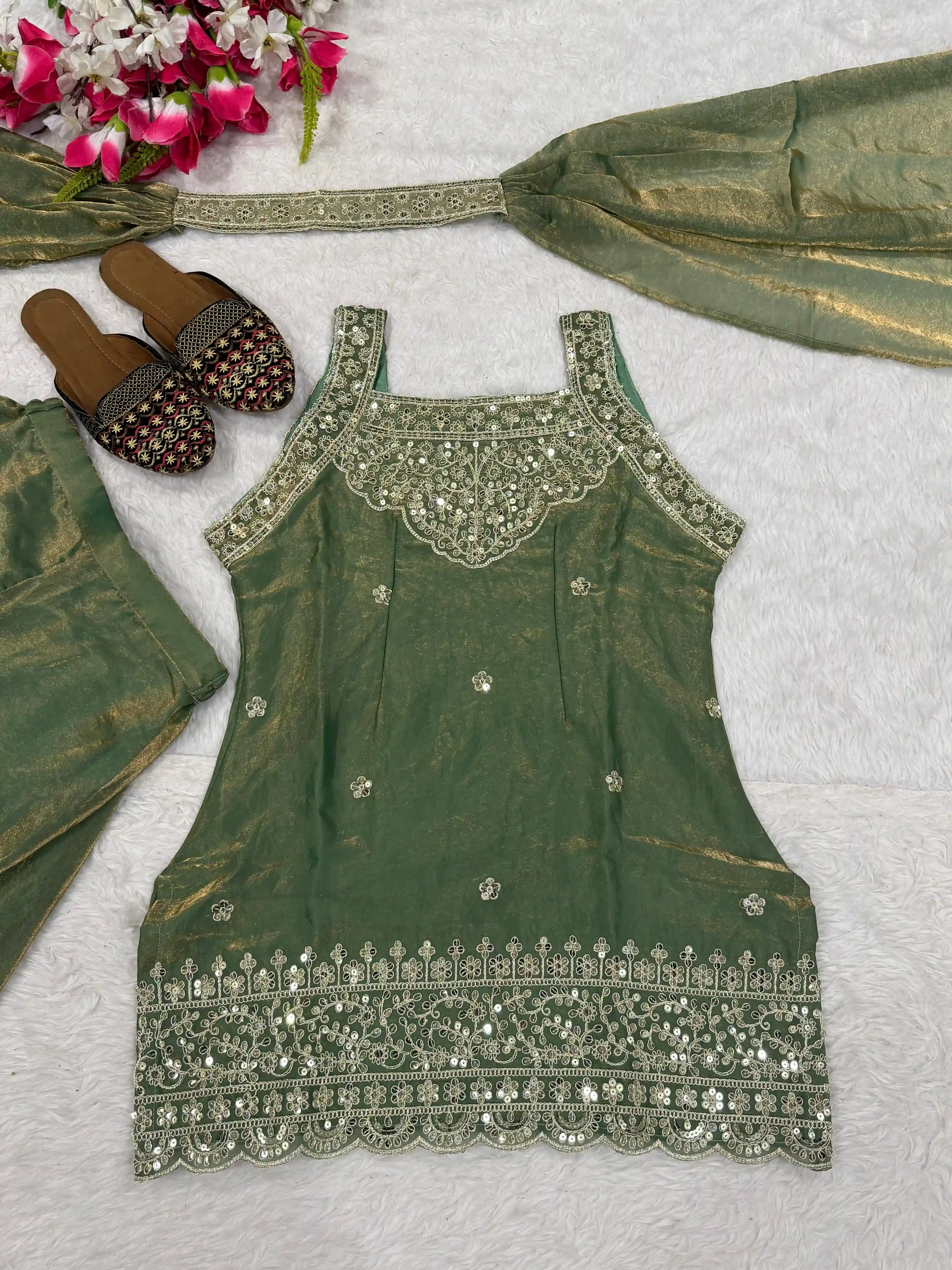 Designer Sharara Palazzo Suit Set