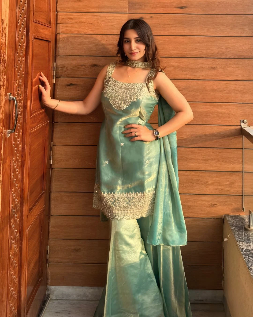 Designer Sharara Palazzo Suit Set