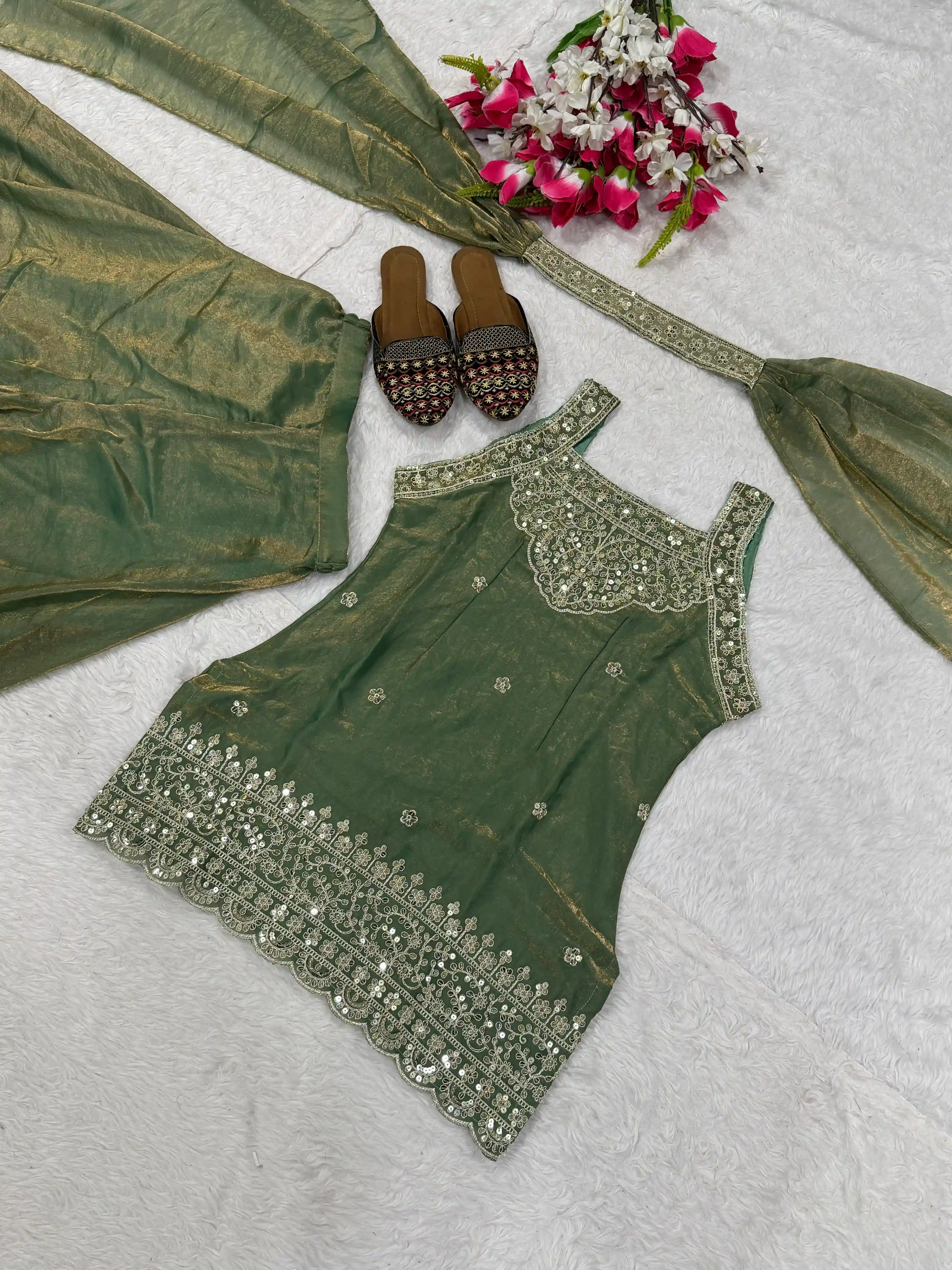 Designer Sharara Palazzo Suit Set