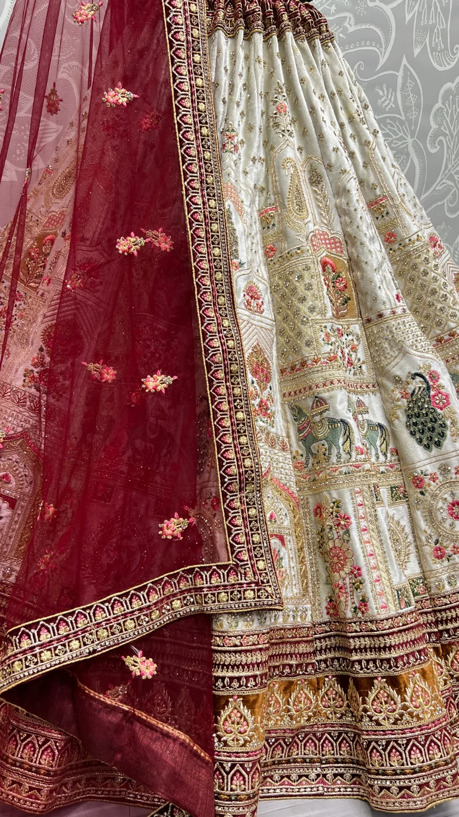 Designer Velvet Lehenga Choli Collection 2466