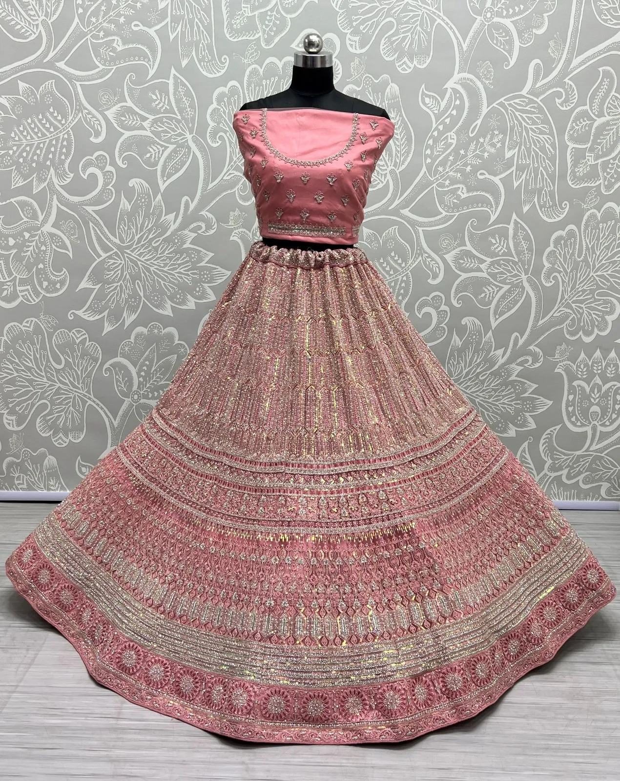 Designer Velvet Lehenga Choli Collection 2466