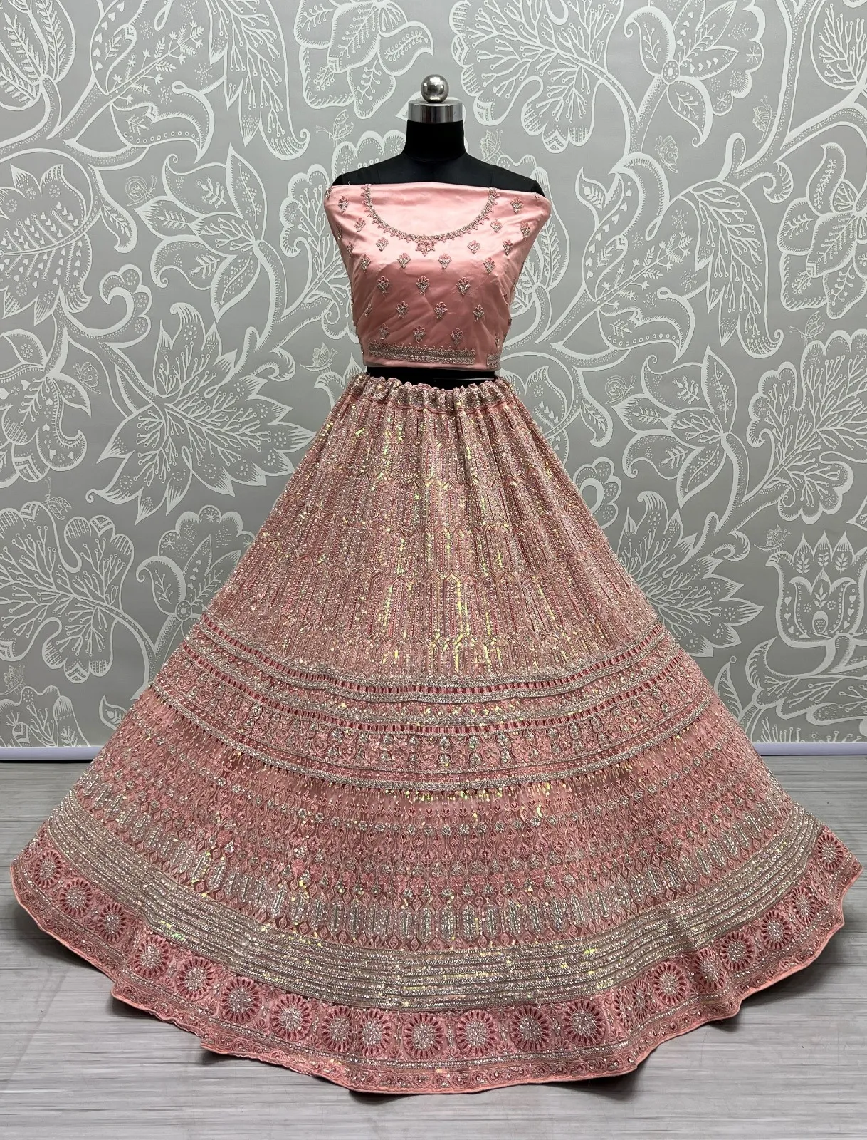 Designer Velvet Lehenga Choli Collection 2466