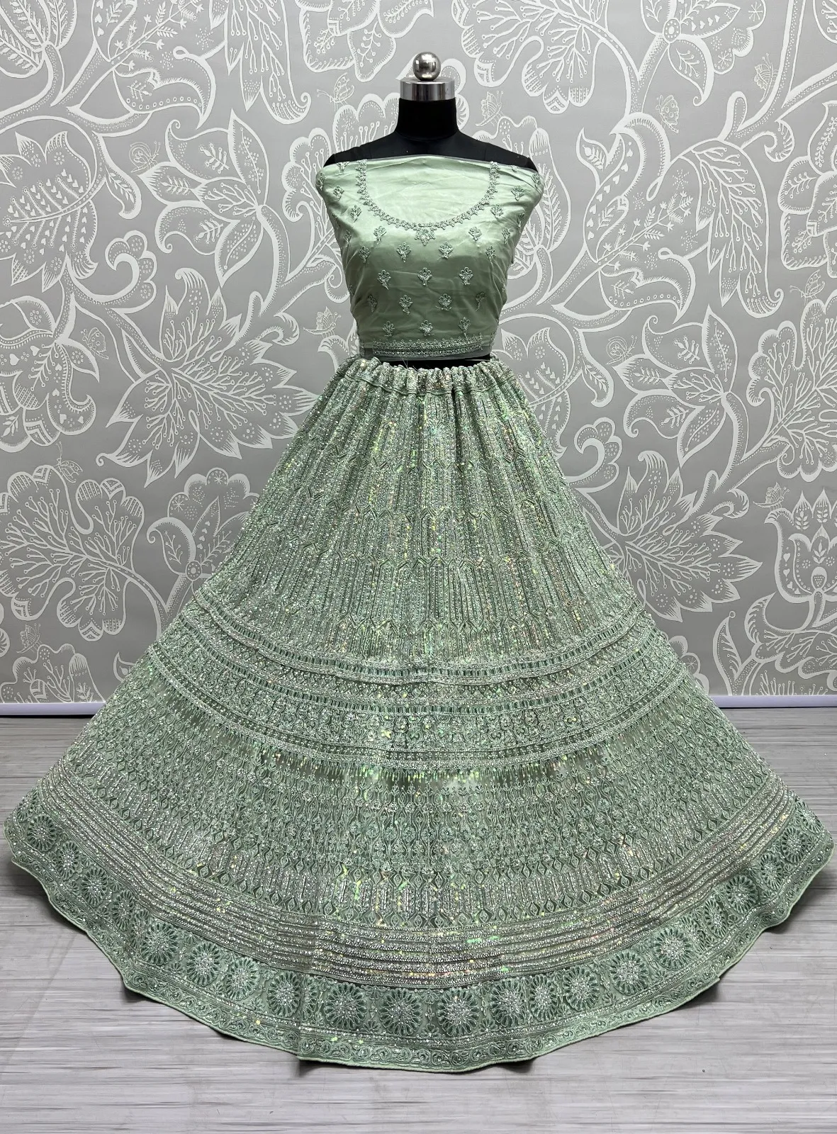 Designer Velvet Lehenga Choli Collection 2466