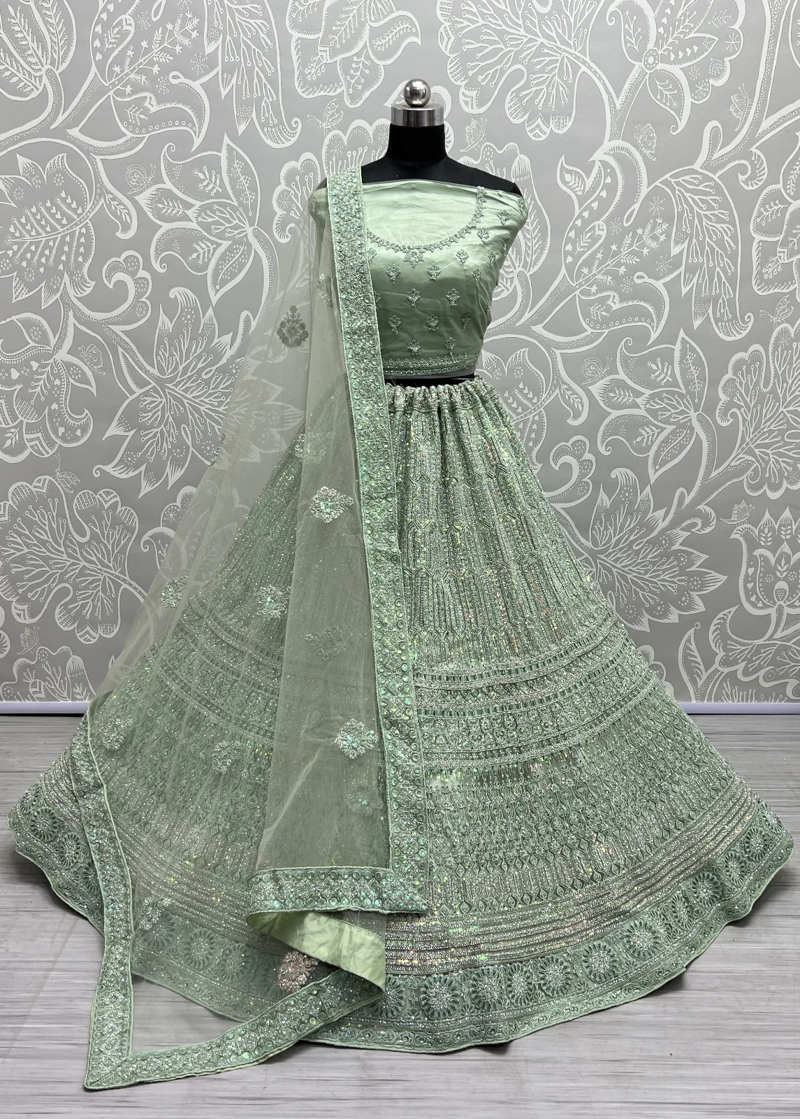 Designer Velvet Lehenga Choli Collection 2466
