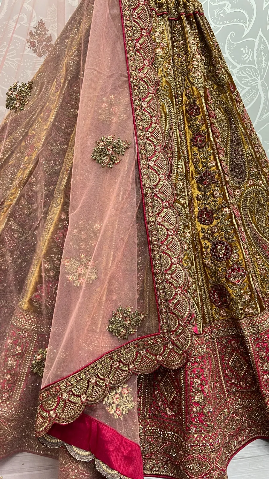 Designer Velvet Lehenga Choli Collection 2475