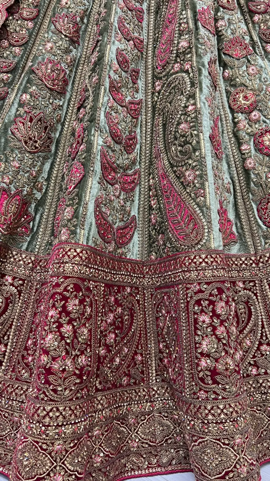Designer Velvet Lehenga Choli Collection 2475