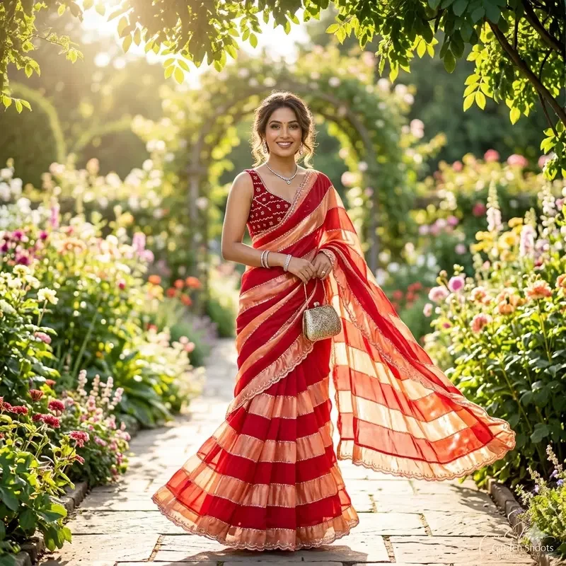 Ds 820 Space Silk Jarkhan Work Premium Saree Collection