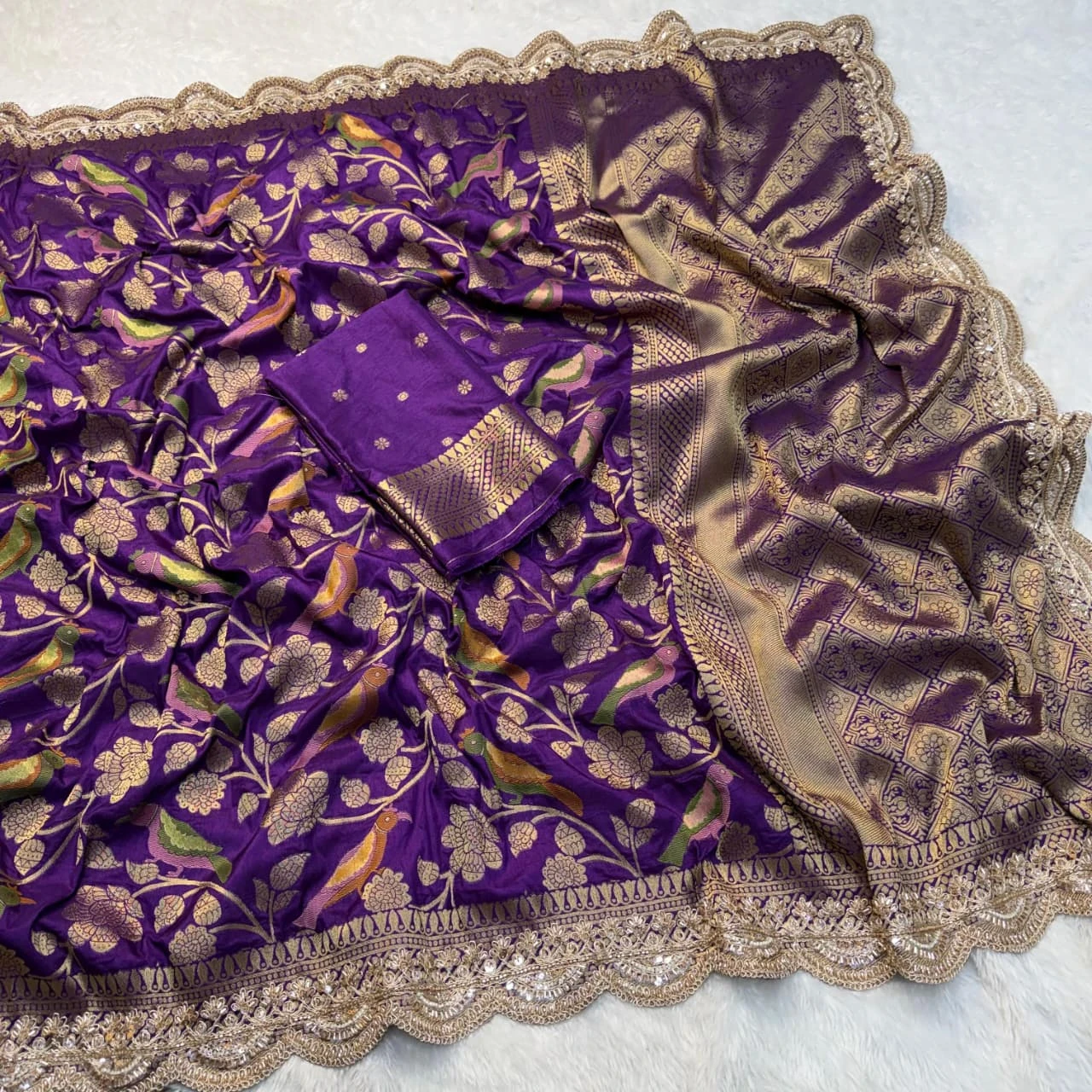 Ds 855 Banarasi Khadi Silk Designer Saree Collection