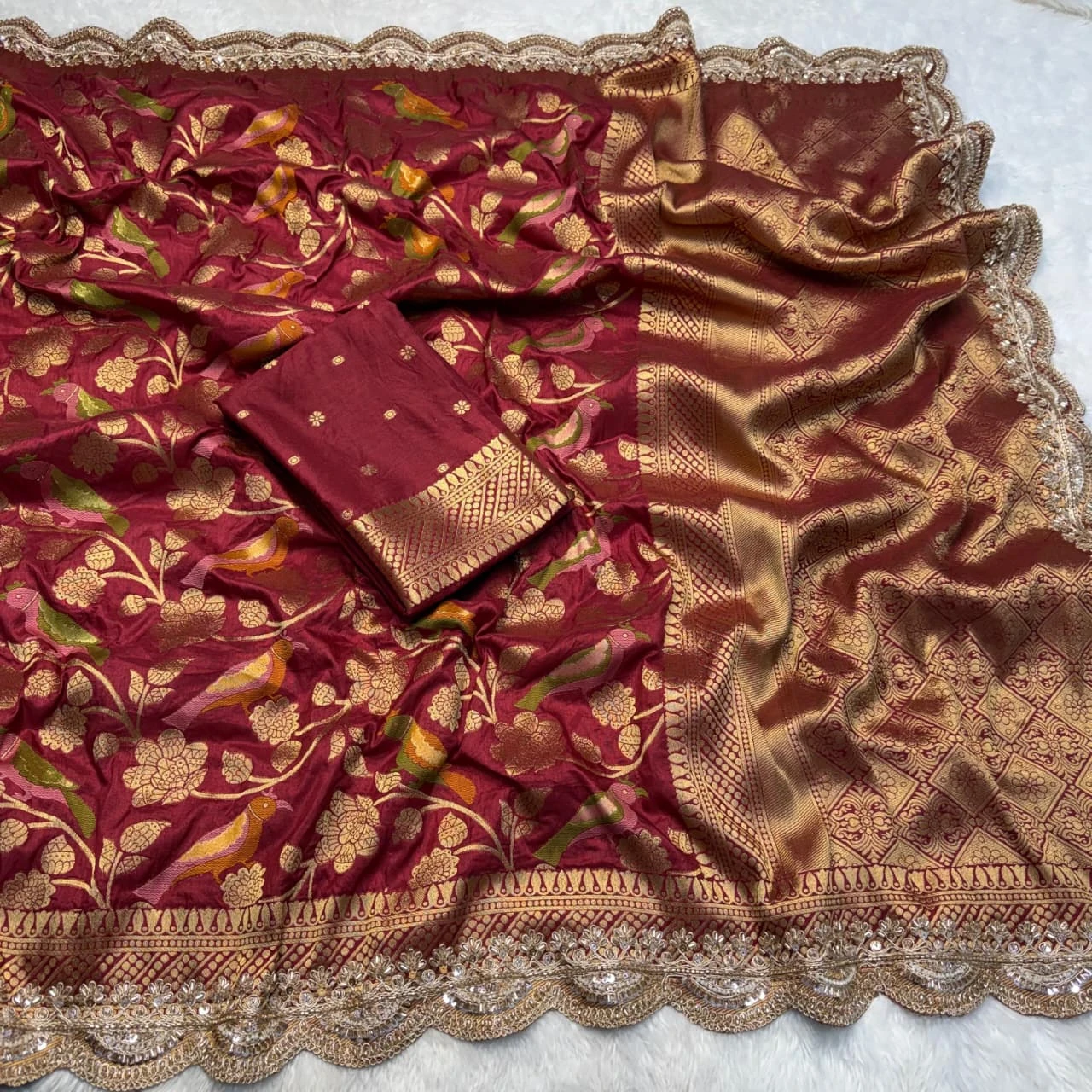 Ds 855 Banarasi Khadi Silk Designer Saree Collection