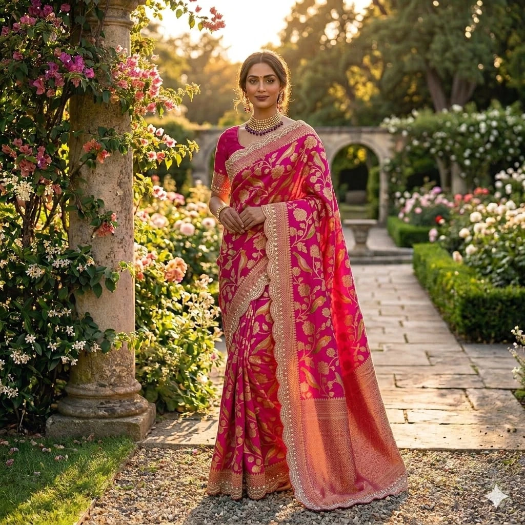Ds 855 Banarasi Khadi Silk Designer Saree Collection