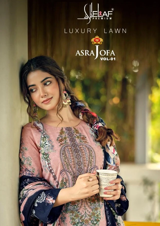 Elaf Asrajofa Vol 1 Pakistani Readymade Kurti Pant With Dupatta