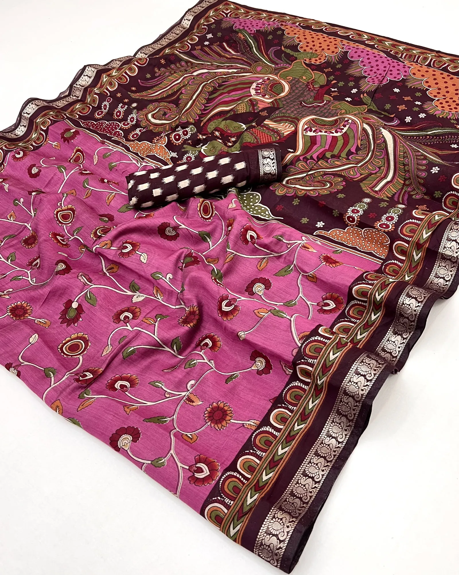 Floral F 2001 to 2006 Pv Cotton Printed Saree Collection