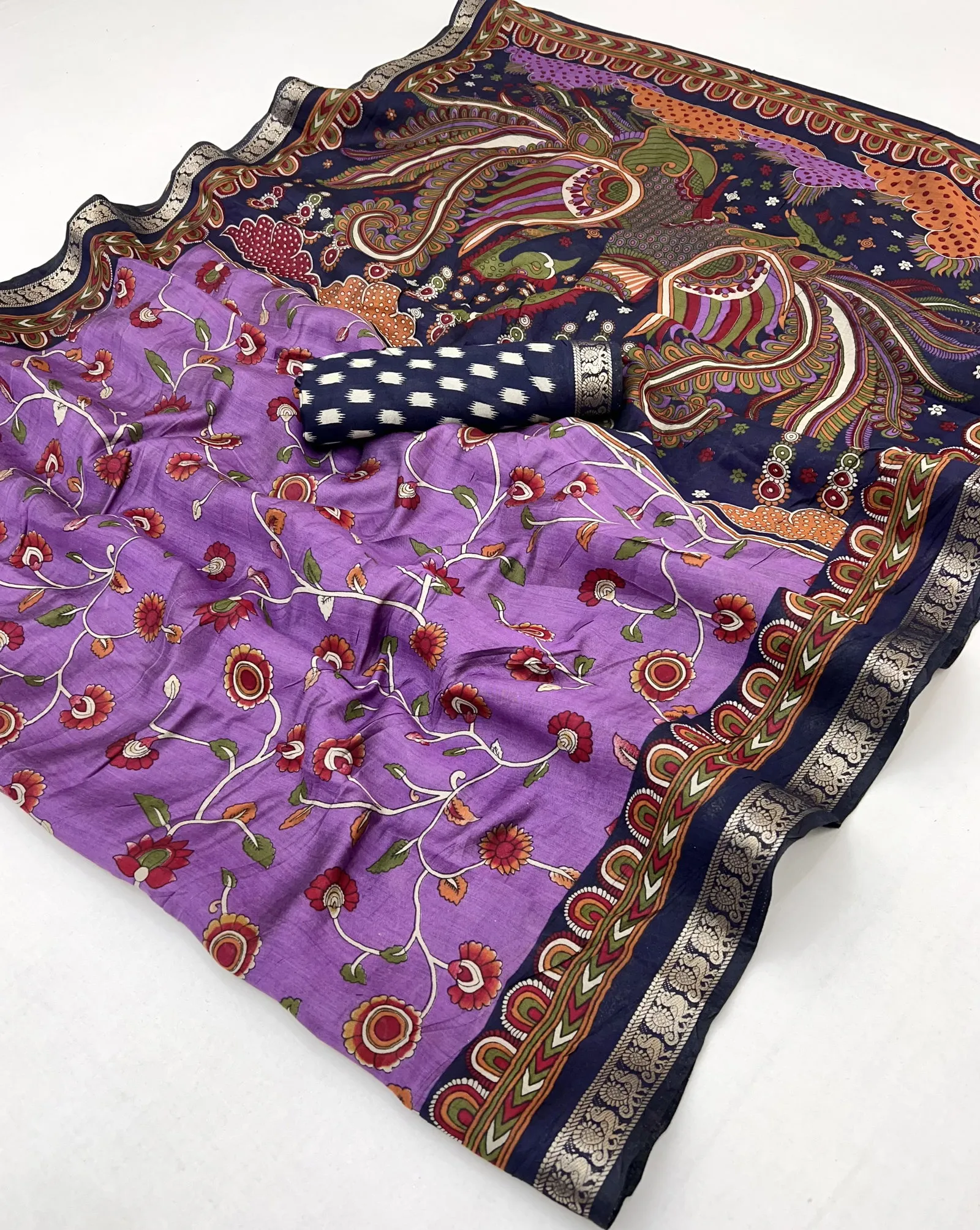 Floral F 2001 to 2006 Pv Cotton Printed Saree Collection