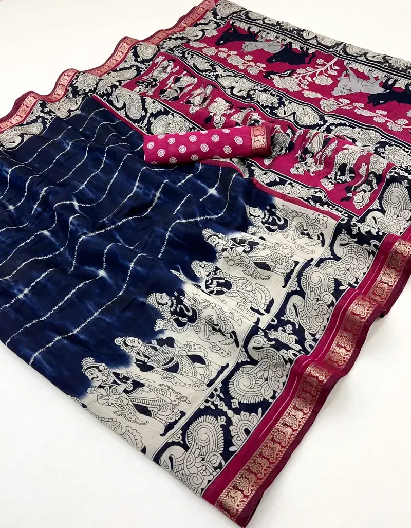 Gaiya a 7001 to 7006 Pv Cotton Saree Collection