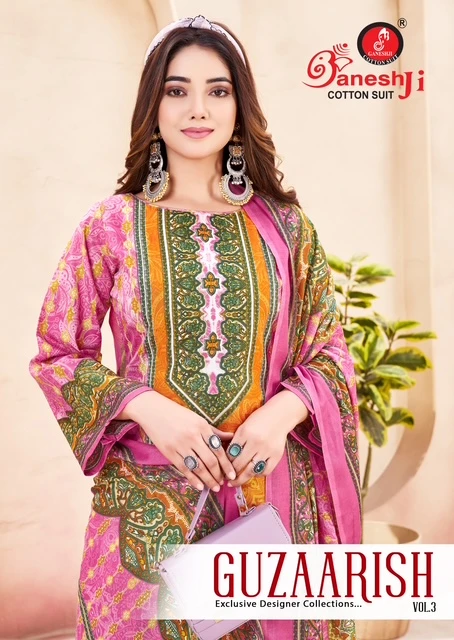 Ganeshji Guzaarish Vol 3 Karachi Dress Material