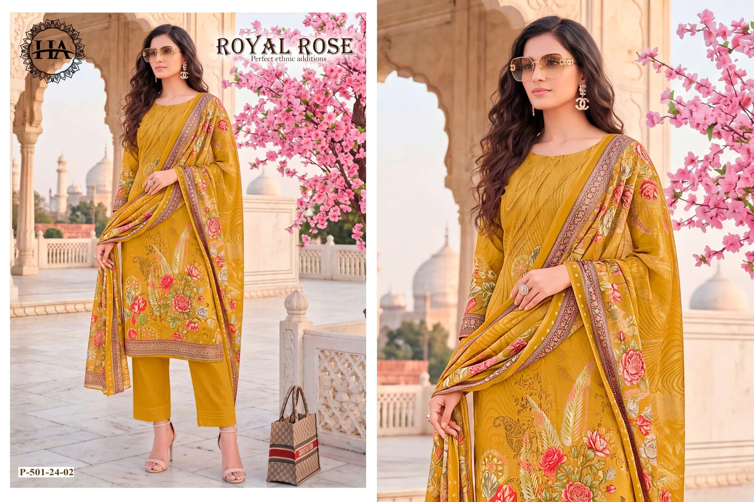 Harshit Fashion Hub Royal Rose