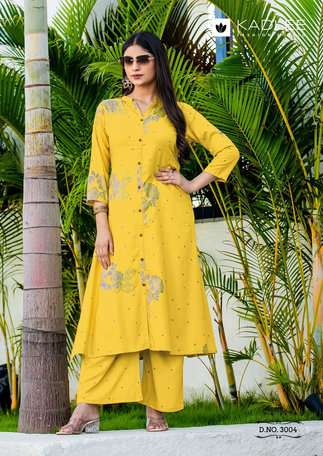 KADLEE Karnee Rayon Printed Co-Ord Set Design 6