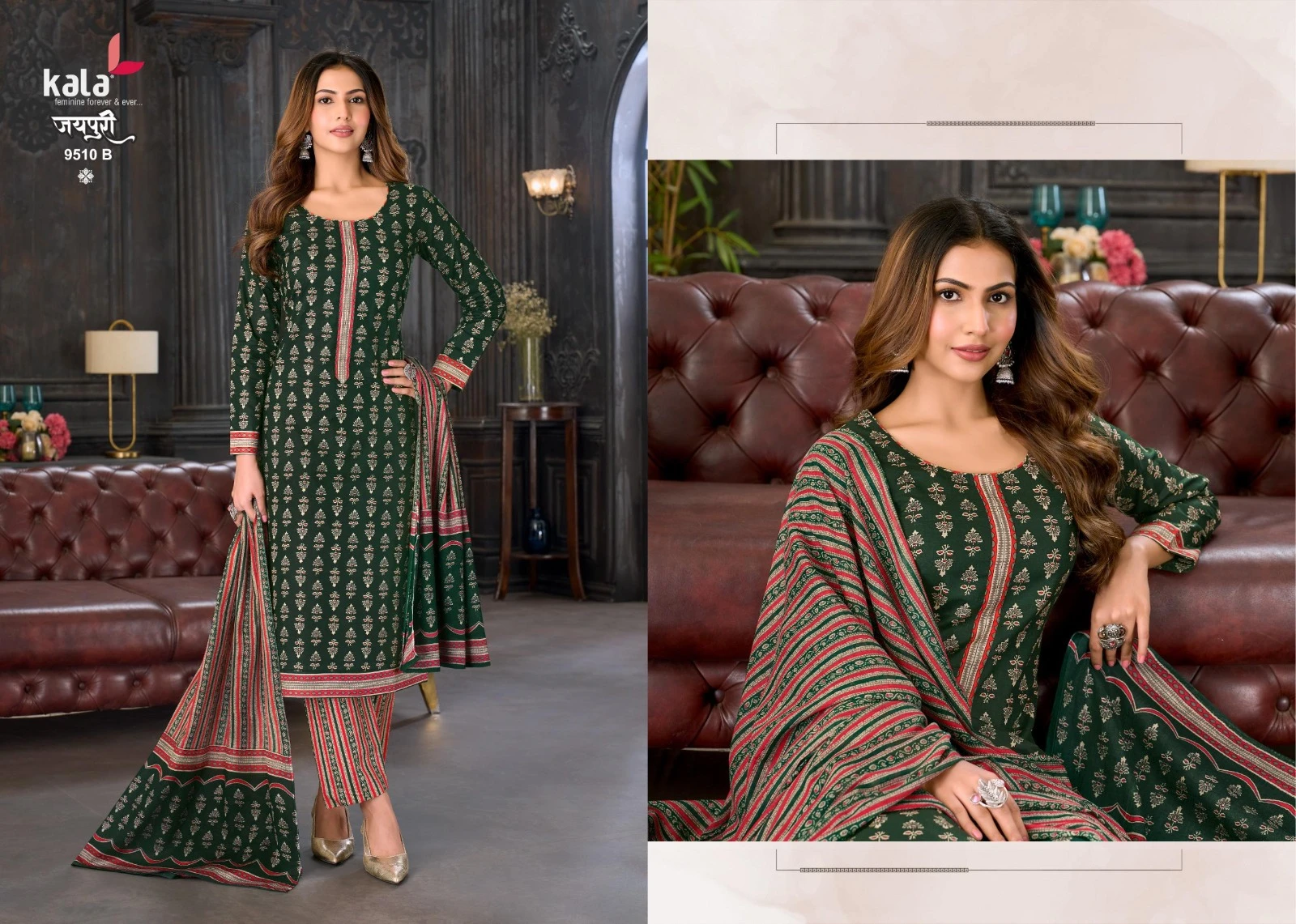 Kala Jaipuri Vol-10 Pure Cotton Dress Material