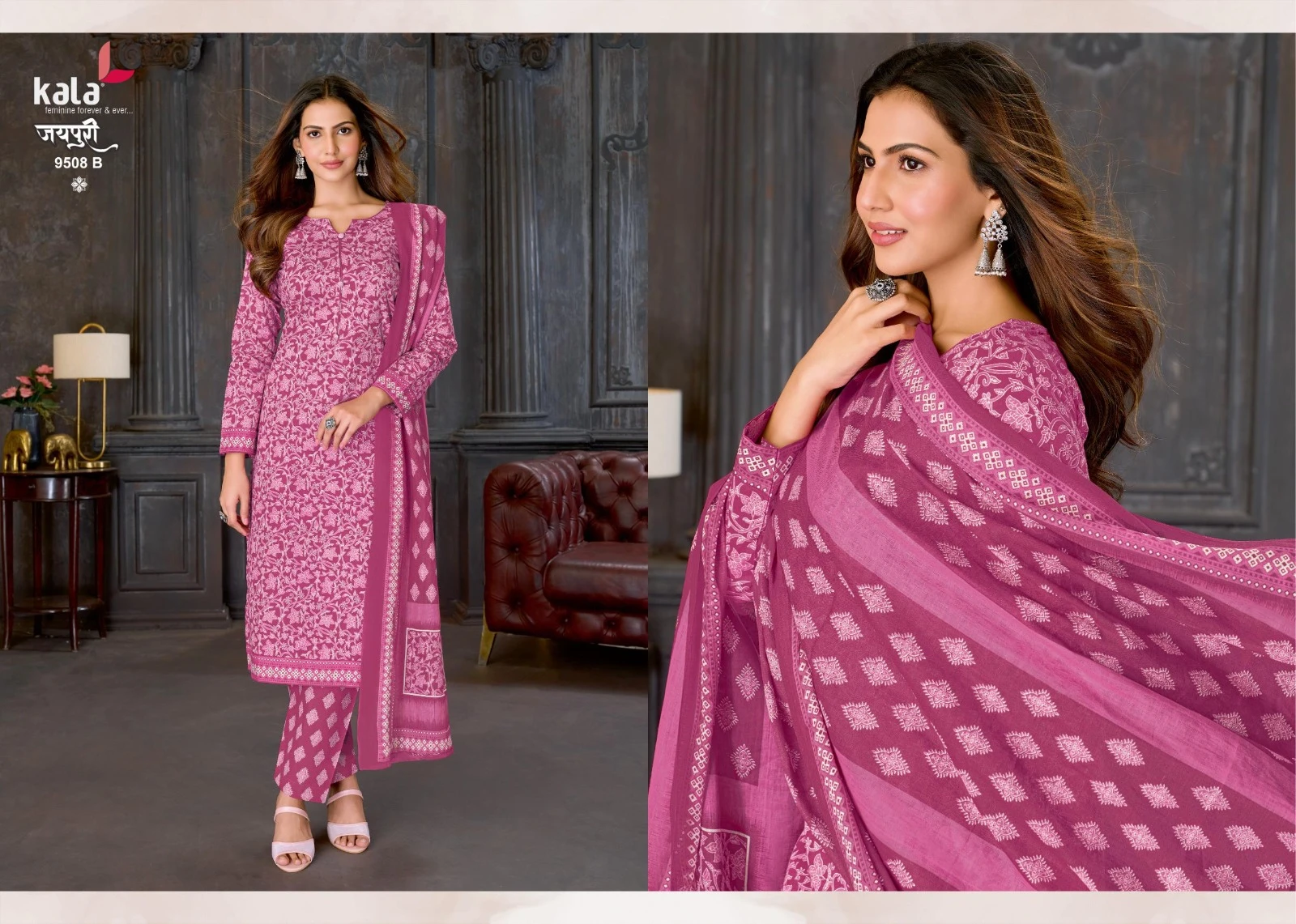 Kala Jaipuri Vol-10 Pure Cotton Dress Material