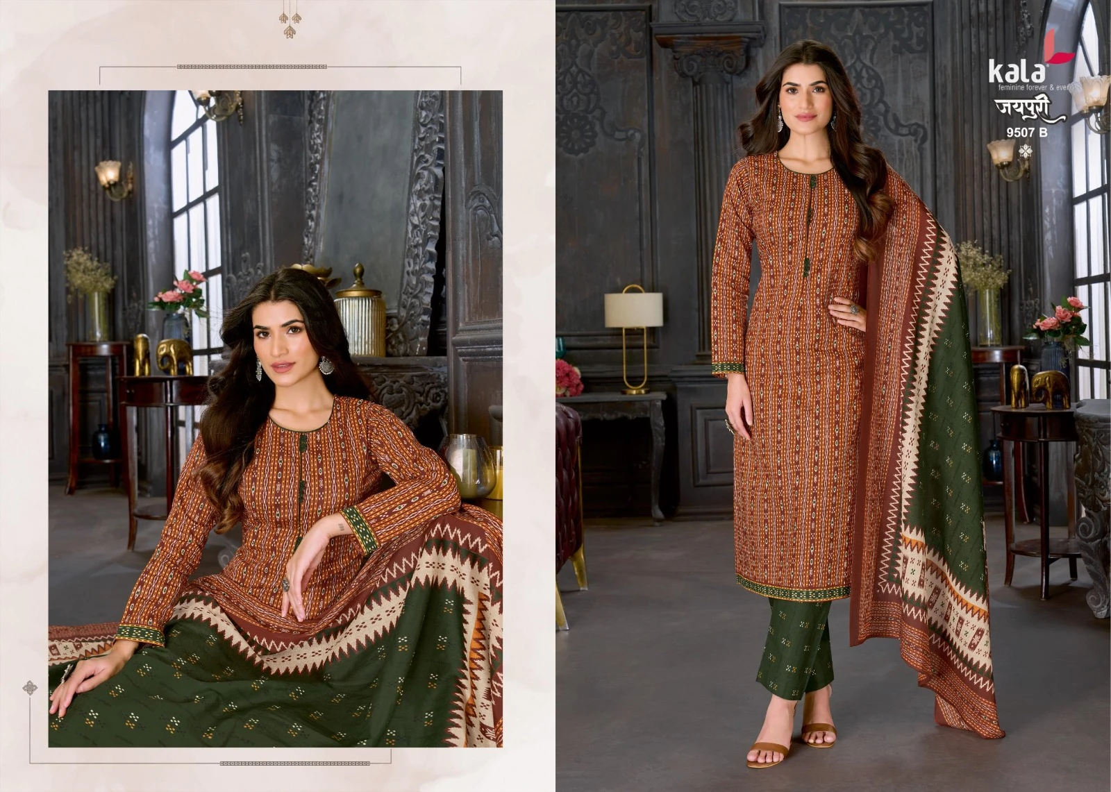 Kala Jaipuri Vol-10 Pure Cotton Dress Material