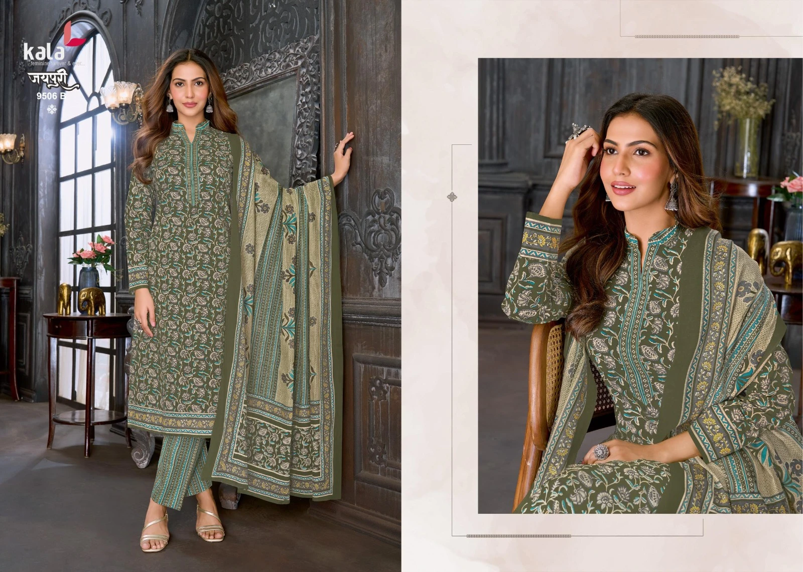 Kala Jaipuri Vol-10 Pure Cotton Dress Material