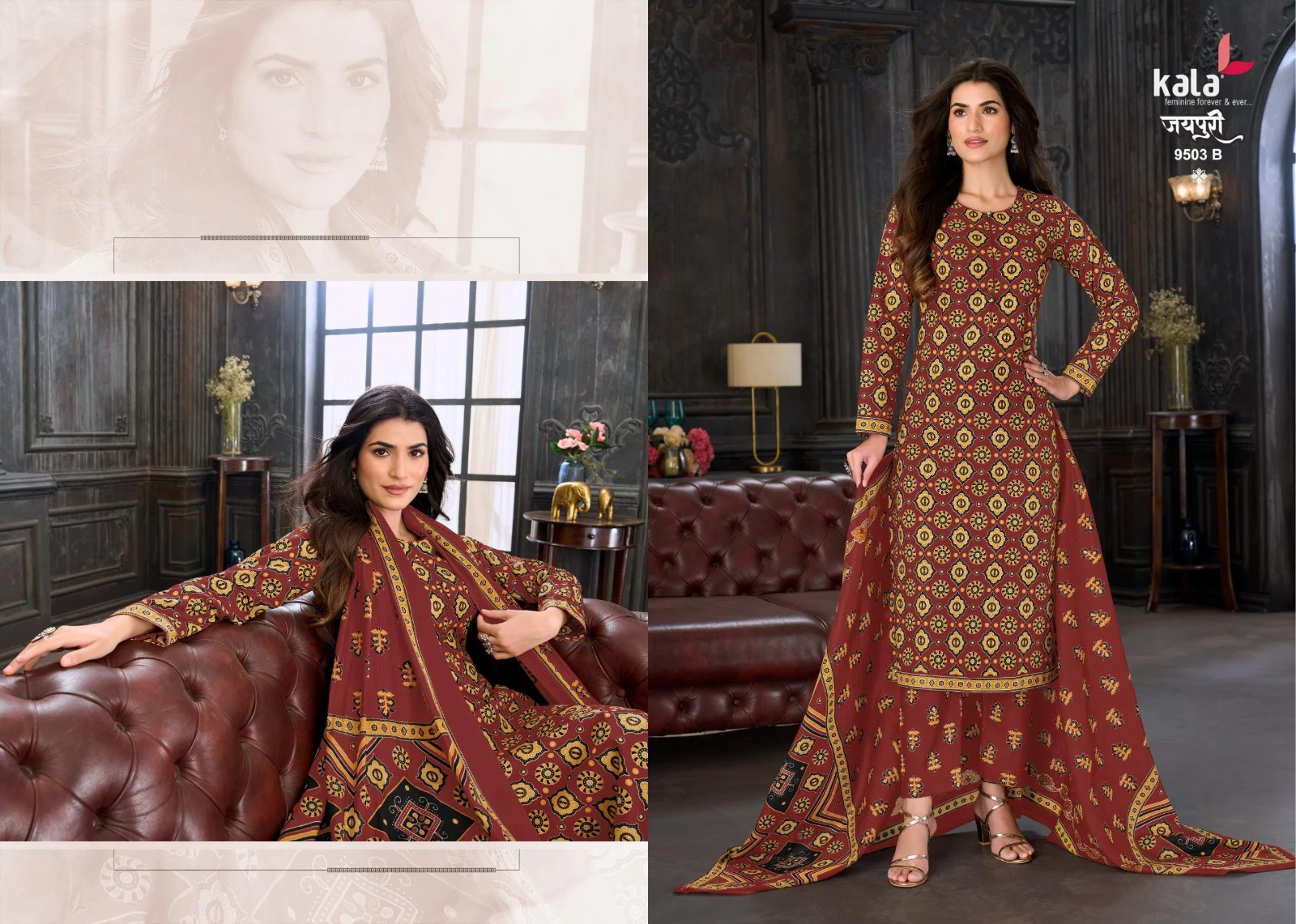 Kala Jaipuri Vol-10 Pure Cotton Dress Material