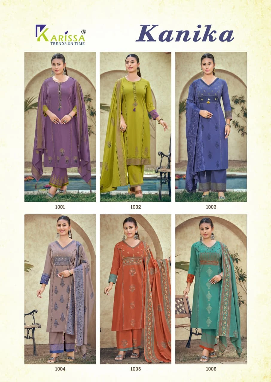 Karissa Kanika Printed Cotton Suit Set
