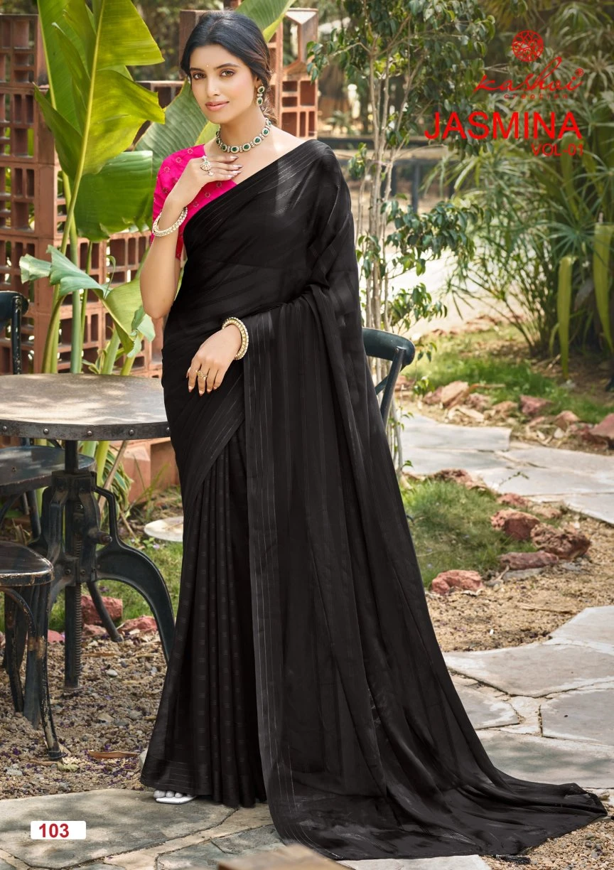 Kashvi Jasmine Vol 1 Soft Sparkle Saree Collection