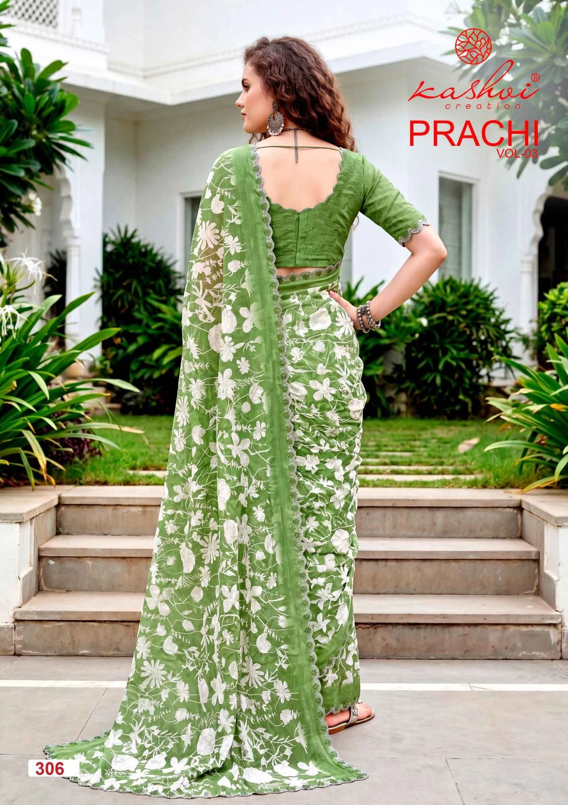 Kashvi Prachi Vol 3 Pc Rimzim with Cutworked Saree
