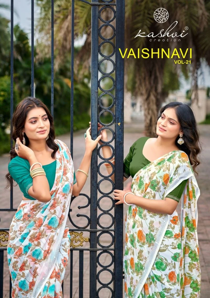 Kashvi Vaishnavi Vol 21 Georgette Printed Saree