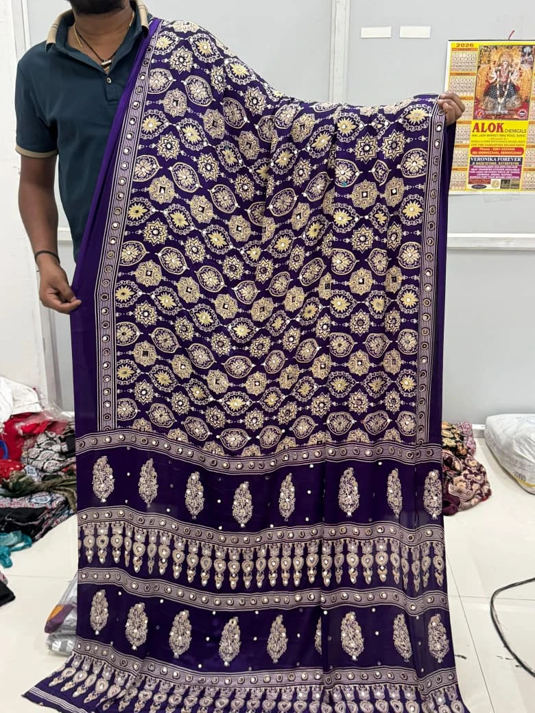 Kc 2138 Sattin Silk Unique Printed Saree Collection