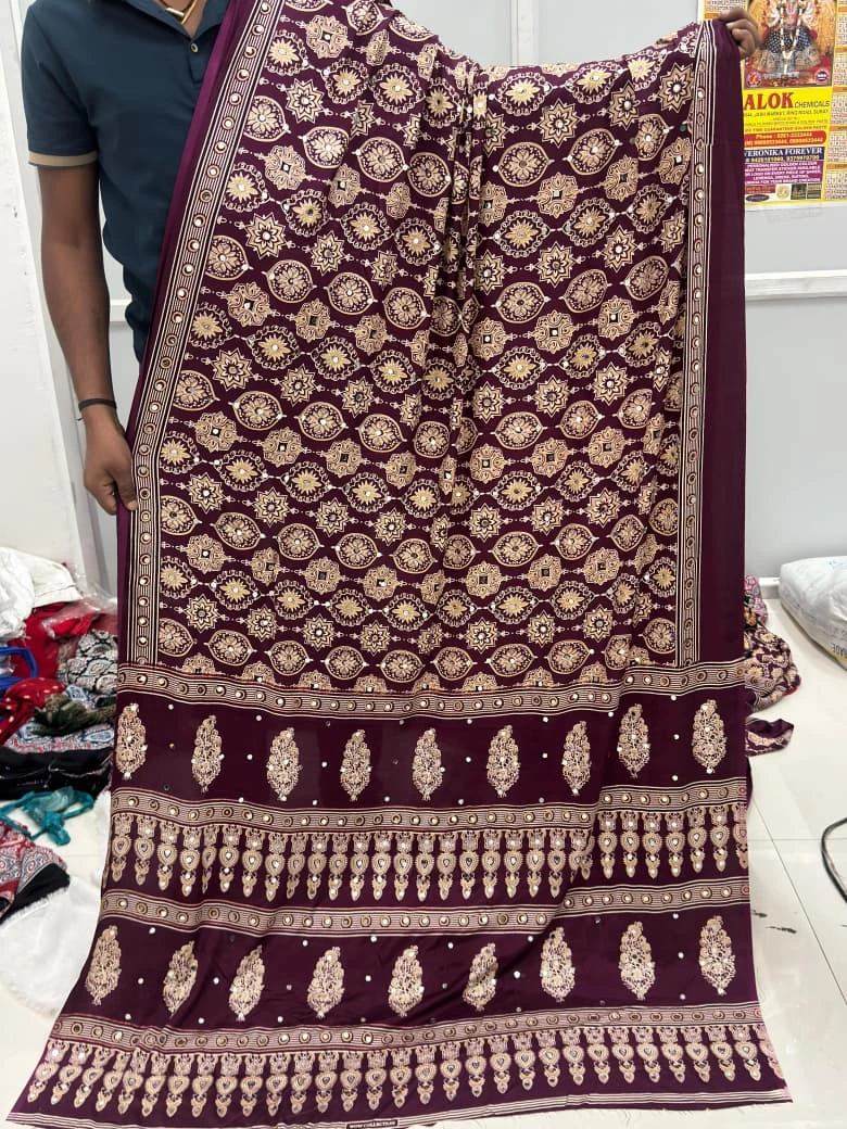 Kc 2138 Sattin Silk Unique Printed Saree Collection