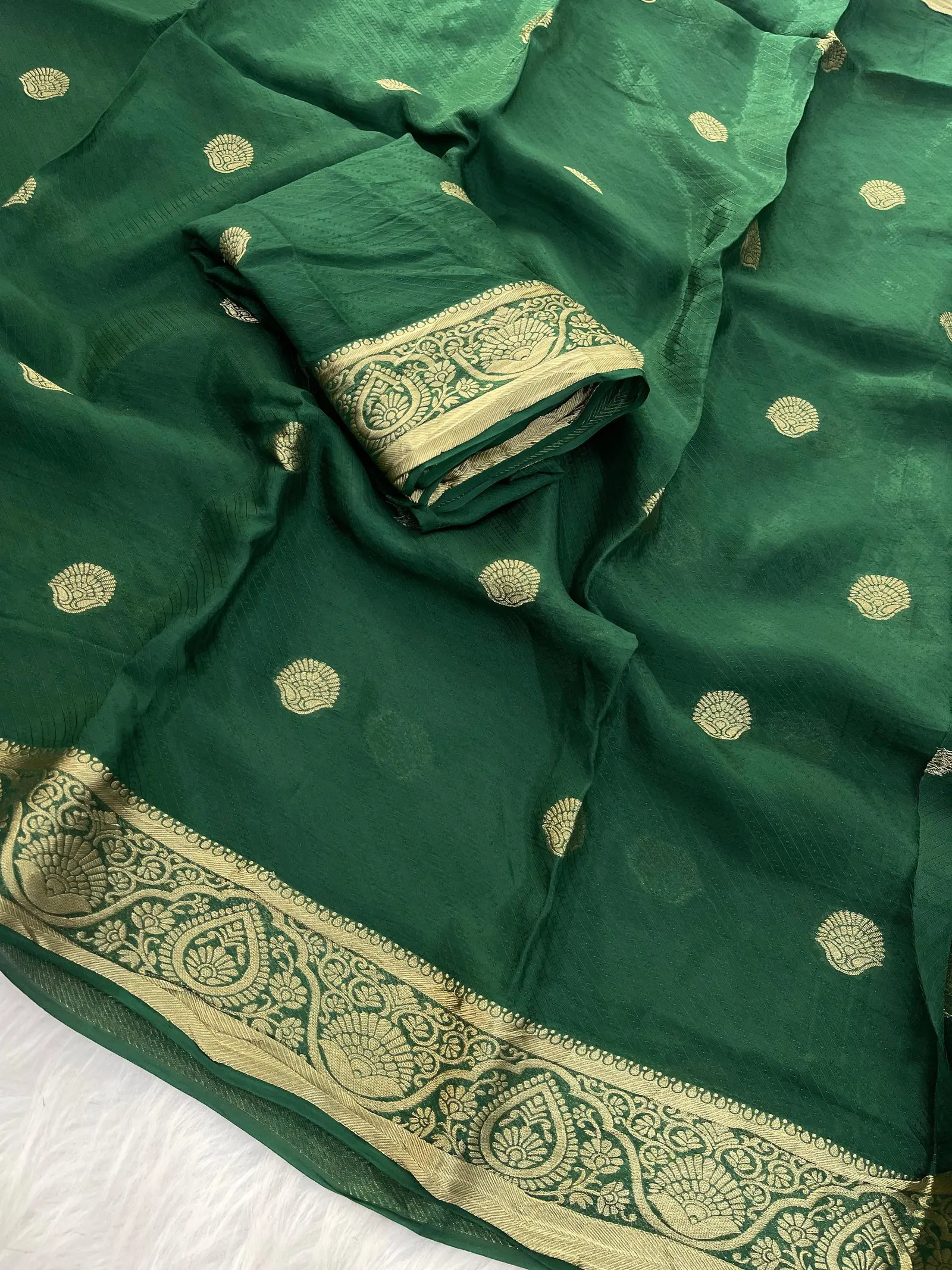 Kc 220 Viscose Mysore Crepe Premium Saree Collection
