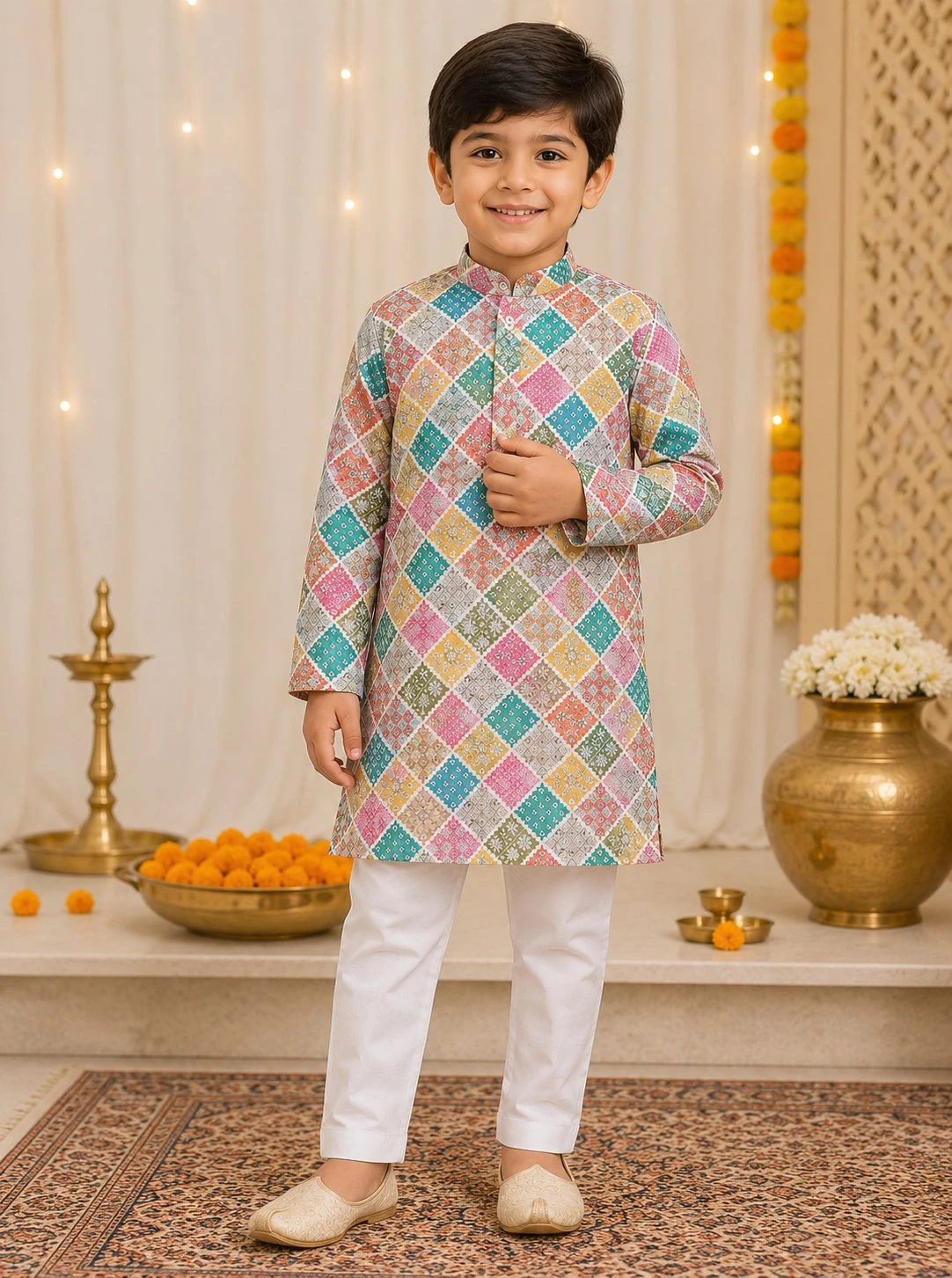 Krishav Kids Kurta Pyjama Edition